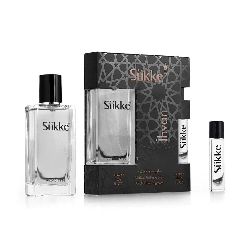 İHVAN 30 ml. Alkolsüz Parfüm + 5 ml. Esans Set - Sükke