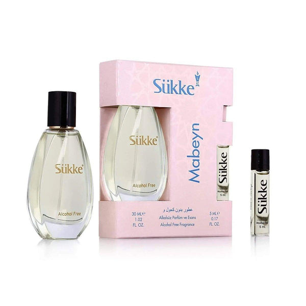 MABEYN 30 ml. Alkolsüz Bayan Parfüm + 5 ml. Bayan Esansı Set - Sükke